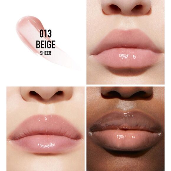 NIB DIOR Addict Lip Maximizer Plumping Gloss 013 Beige - Picture 2 of 4